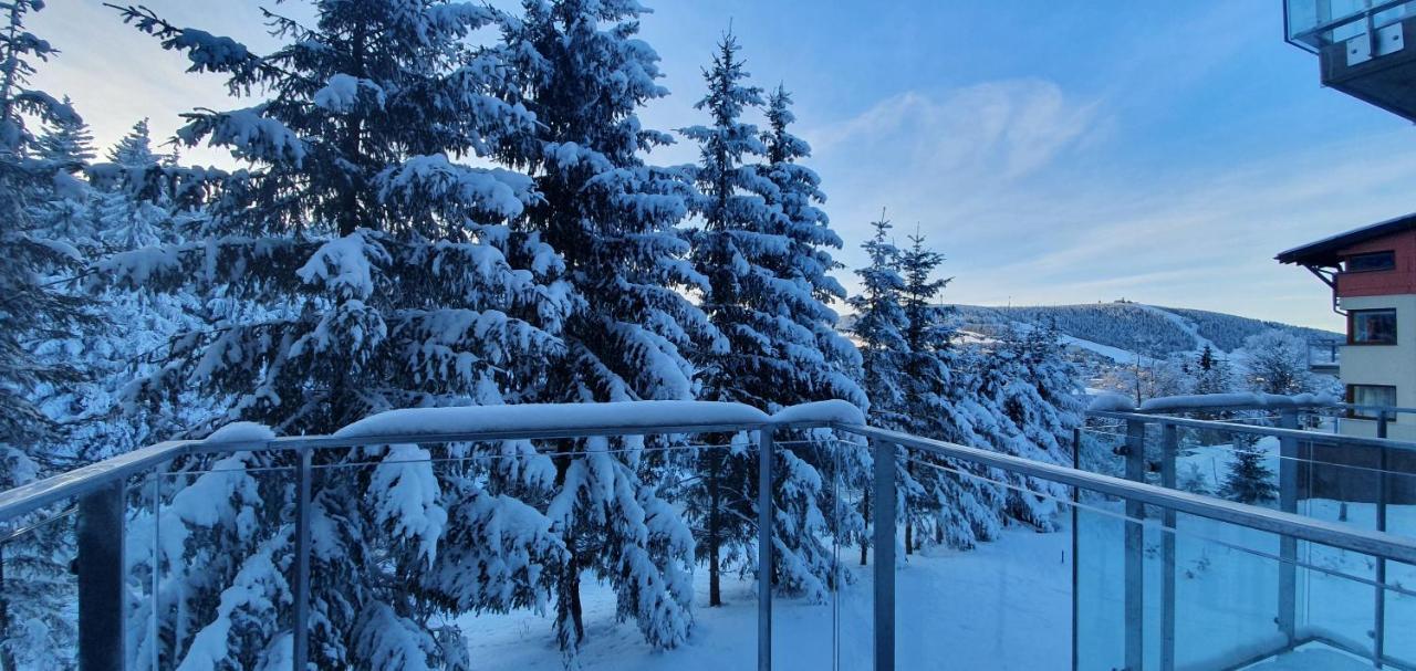 Apartmán Nerudovka D 104, Finská sauna, garážové stání Loučná pod Klínovcem Extérieur photo