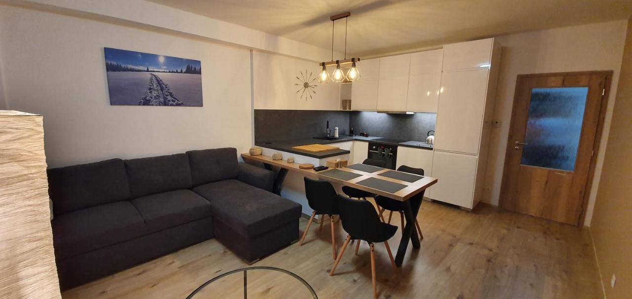 Apartmán Nerudovka D 104, Finská sauna, garážové stání Loučná pod Klínovcem Extérieur photo