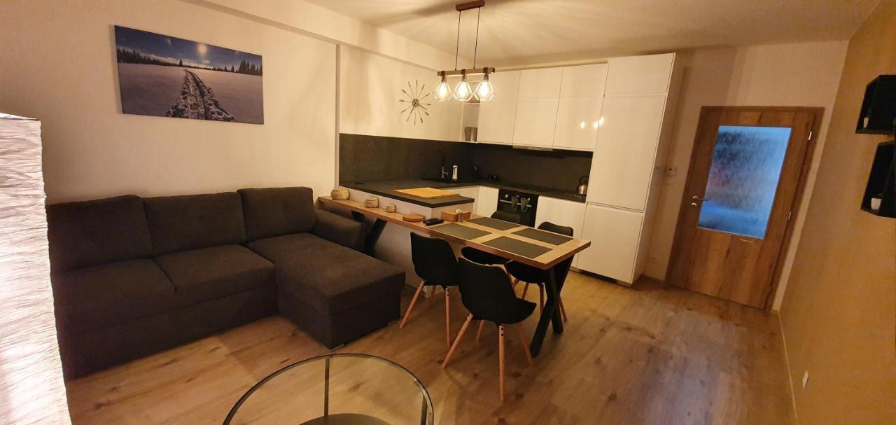 Apartmán Nerudovka D 104, Finská sauna, garážové stání Loučná pod Klínovcem Extérieur photo